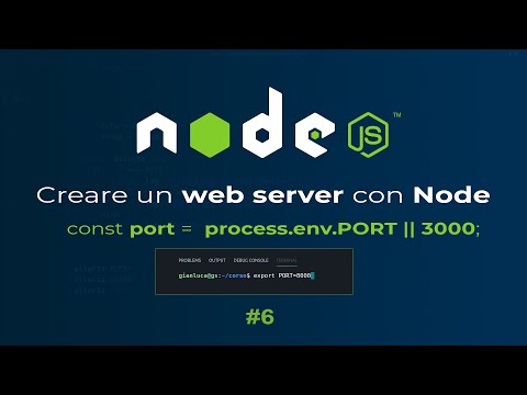 [ITA] Node.js | Creare un web server con Node.js | #6 Mettere in ascolto il web server sulla porta..