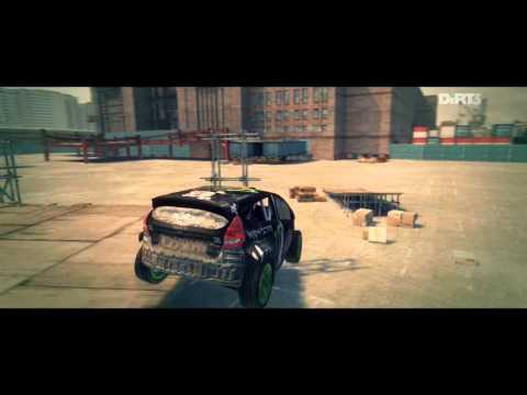 DiRT 3 Battersea Parking Lot 180 jump