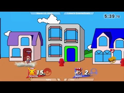 MTSD2 - BigRig (Pikachu) vs Fons (Mario) SSB4 Losers Quarters