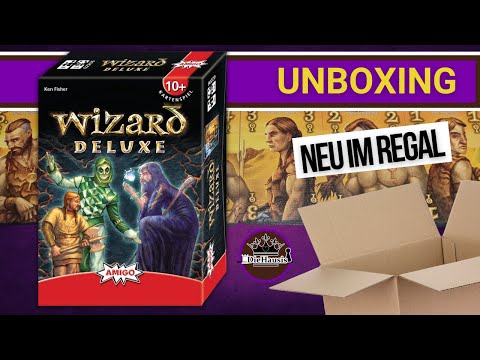 WIZARD Deluxe von AMIGO | WAS IST DRIN? 📦 Brettspiel Unboxing [Brettspiele]