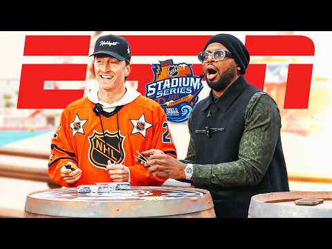 Sports Card Deal ON ESPN with a LEGEND at NHL STADIUM SERIES