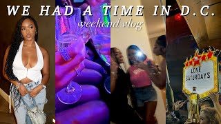WE HAD A TIMEEE | Girls Trip to D.C. (brunch, day parties, & more)
