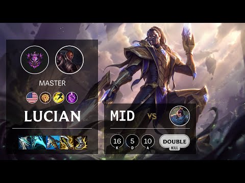 Lucian Mid vs Yasuo - NA Master Patch 11.24