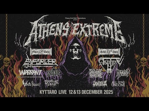 ASPHYX (Full Show ) @kyttarolive , Athens-Greece,  Live,  13/12/2025 