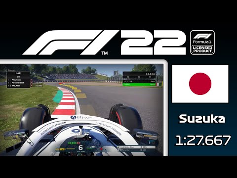 F1 22 Japan World Record & Setup (1:27.667)