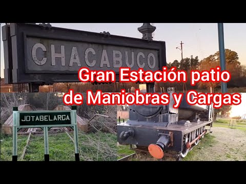 ESTACIÓN CHACABUCO del Ferrocarril GENERAL SAN MARTÍN ex BUENOS AIRES AL PACÍFICO 