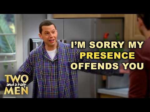 Alan and Walden Get in a Dictionary Fight | Two and a Half Men