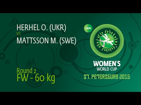 60 kg - Oksana HERHEL (UKR) df. Malin Johanna MATTSSON (SWE), 4-0