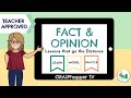 Fact or Opinion for Kids in English | Fact and Opinion Game and Teaching Video