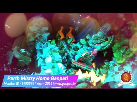 Parth Mistry Home Ganpati Decoration Video