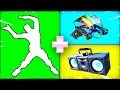 Fortnite Dances *MIXED* With Boom Box & Equalizer Glider Music.!!