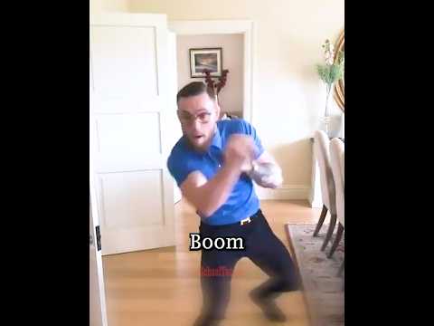 Conor McGregor boxes and does an Irish jig