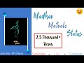 Madhav Matvalo Video Status By Parth