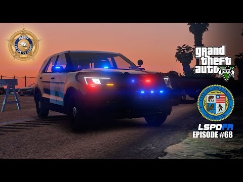 GTA 5 PC Mods: LSPDFR Episode #68 - Night at the Highway