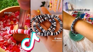 💕Clay Bead Bracelet TikTok Compilation 🎗️ Making Bracelet Edits  #236