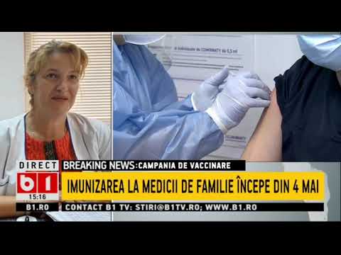 IMUNIZAREA LA MEDICII DE FAMILIE INCEPE DIN 4 MAI_Stiri B1_27 aprilie 2021