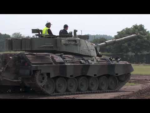 Leopard 1 in pre-prep for Tankfest & in the Arena