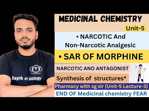 Narcotic and non narcotic analgesic | SAR of morphine | narcotic antagonist | morphine & relate drug