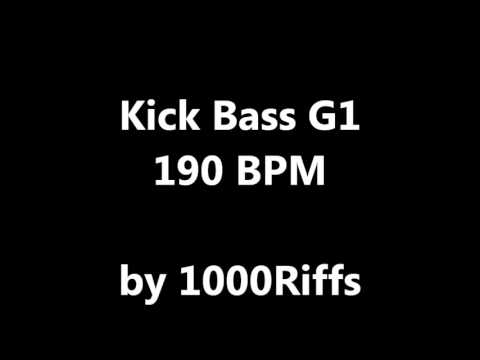 Kick Bass Drum G1 : 190 BPM - Beats Per Minute