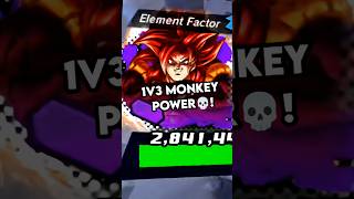 1V3 MONKEY MODE ACTIVATED! ULTRA SSJ4 GOGETA GOES INSANE! (Dragon Ball Legends)#dbl