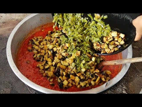 ÖYLE BİR ŞAKŞUKA YAPTIM Kİ❗ BU TARİFİ YAPMADAN KIŞA GİRMEYİN✅ KONSERVE ŞAKŞUKA TARİFİ😋