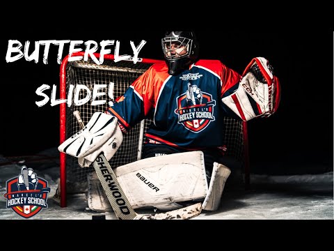Hockey Goalie Training: Butterfly Slide Tutorial thumbnail