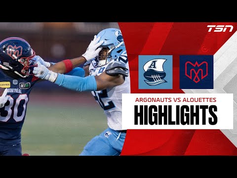 CFL Week 6: Argonauts vs. Alouettes | Extended Highlights