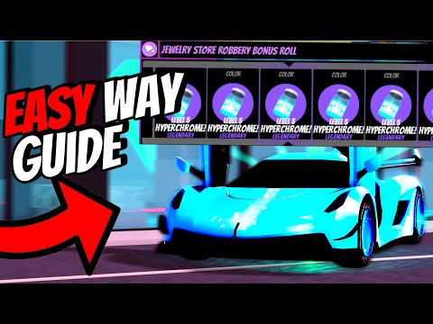 The Guide How to EASILY Grind DIAMOND HYPERCHROME LEVEL 5 in Roblox Jailbreak