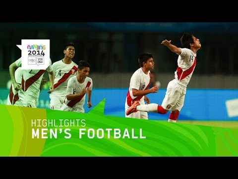 Men's Football Semi-Final Peru vs Cape Verde - Highlights | Nanjing 2014 Youth Olympic Games