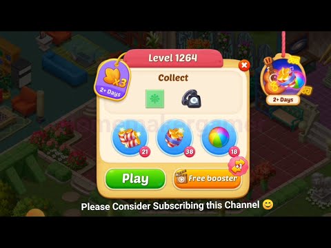 Matchington Mansion Level 1264, Level 1265 & Level 1266 - iOS/ Android