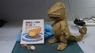 [創作] 紙模型，小火龍