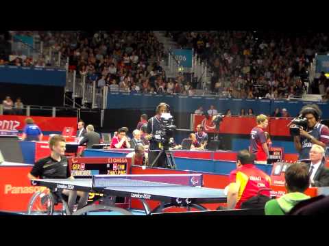 China vs Germania  Paralimpic Game table tennis