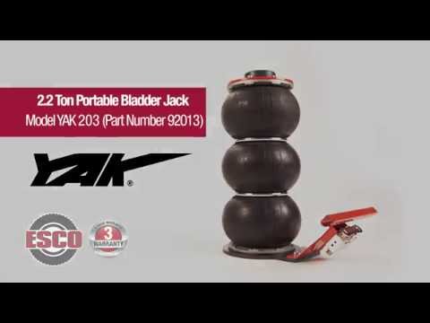 YAK 2.2 Ton Tall Air Bladder Jack [Model 92013]