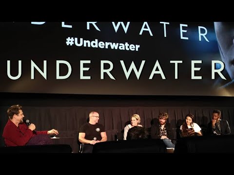 UNDERWATER movie Q&A Kristen Stewart, Jessica Henwick, Mamoudou Athie - January 7, 2020