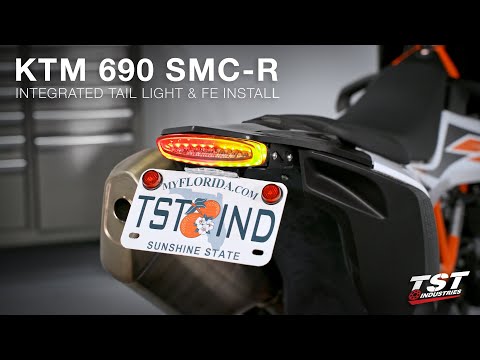 How to install an Integrated Tail Light & Fender Eliminator on a 2019+ KTM 690 SMC-R / Enduro