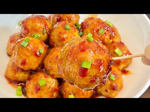 SWEET CHILI CHICKEN MEATBALLS