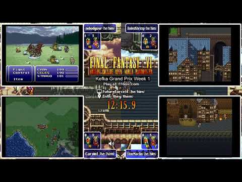 Final Fantasy VI Worlds Collide Kefka Grand Prix - Week 1, Race 1