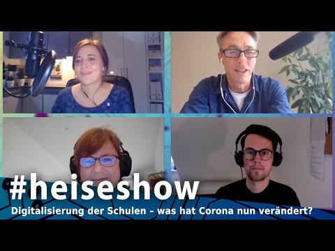 #heiseshow: Digitalisierung der Schulen – was hat Corona nun verändert?