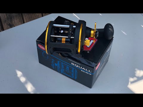 Penn Squall Levelwind 50 Unboxing and Review! Trolling and Fishing Reel