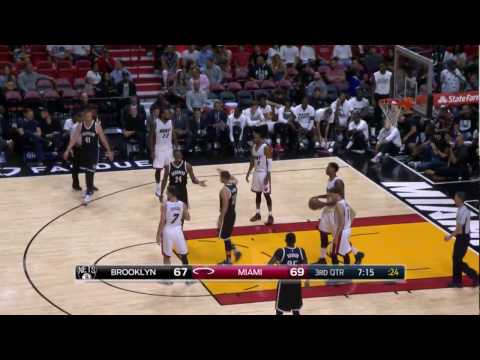 Jeremy Lin's Offense & Defense Highlights 2016-10- Nets vs Heat  NBA Preseason
