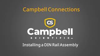 installing a din rail assembly