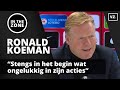 Ronald Koeman: 'Stengs in het begin wat ongelukkig in zijn acties'