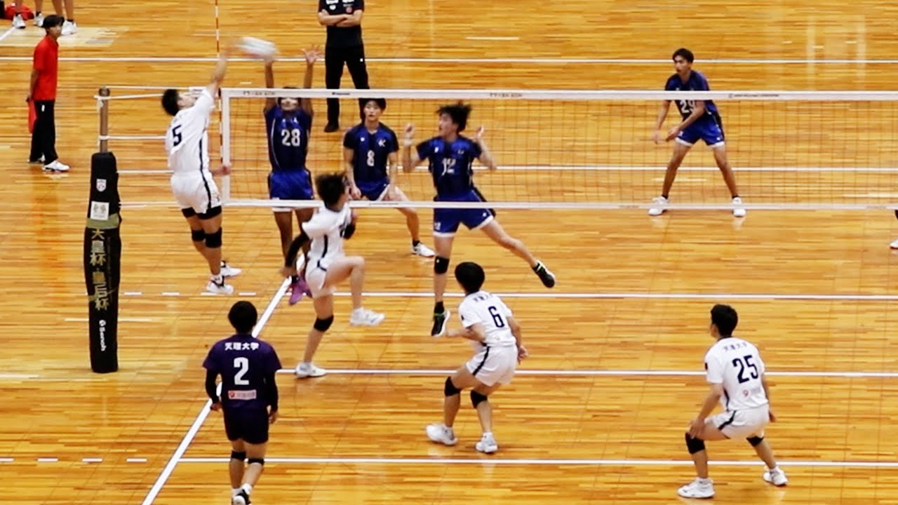 【2025天皇杯近畿】B代表決定戦　天理大vs京産大 第２セット＜男子バレーボール＞
