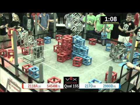 2015 VRC Math Q155 - 2118A 5454M vs 217D 2990B - 46 to 50 - VEX Worlds 2015 - Math Division