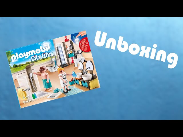 Vídeo relacionado con PLAYMOBIL City Life 9268 Baño, con Efectos de Luz, A partir de 4 años