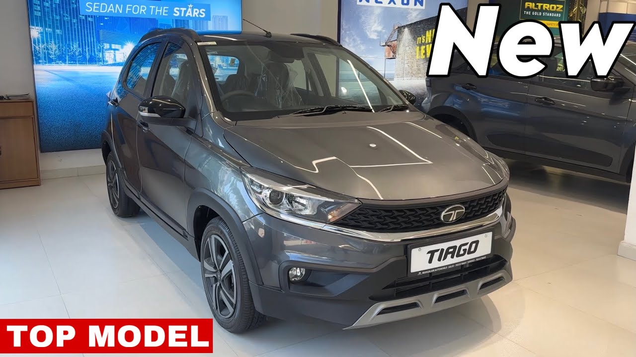 TATA TIAGO NRG 2024 XZ Top Model ₹7.5 Lakh Review – Grey Colour