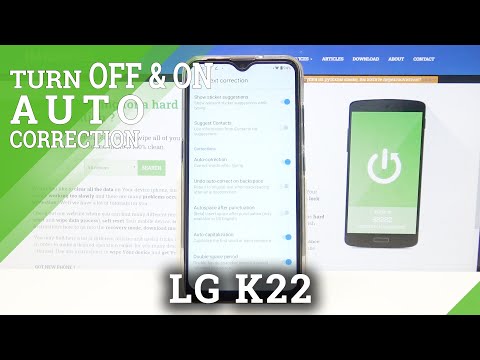 How to Use Auto Correction on LG K22 – Turn On Auto Correction