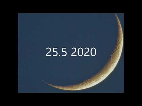 Mai 2020 Venus , Merkur und Mond