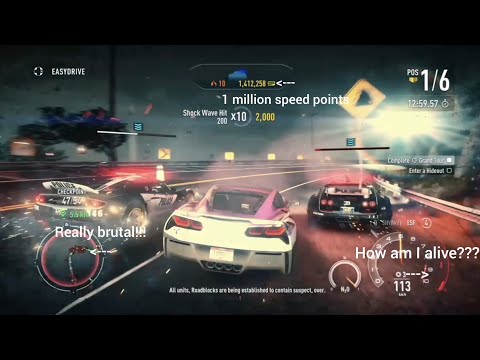 NFS rivals heat level 10 on grand tour with 1 million SP (very brutal as I remember!)