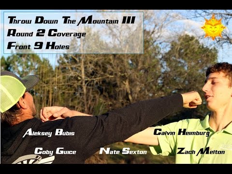 The Disc Golf Guy - Vlog #260 - TDTMIII Rnd 2 Front 9 - Heimburg, Guice, Melton, Bubis, Sexton
